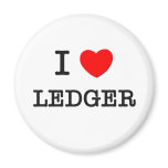 I Love Ledger magnets