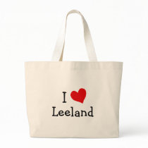 I Love Leeland bags