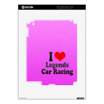 I love Legends Car Racing iPad 2 Decals