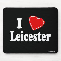 I Love Leicester Mousepad