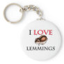 I Love Lemmings Keychain