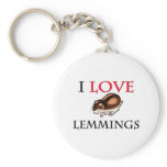 I Love Lemmings Key Chains