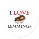 I Love Lemmings stickers
