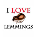 I Love Lemmings t-shirts