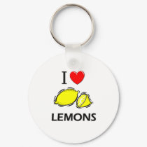 I Love Lemons keychains by foodshirts I Love Lemons keychains
