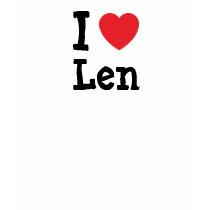 I love Len heart custom personalized t-shirts by funnycustomtshirts I love Len heart custom personalized t-shirts