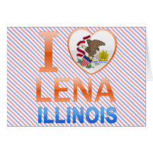 I Love Lena, IL Card