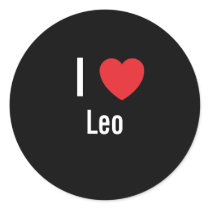 I love Leo stickers by funnycustomtshirts I love Leo stickers