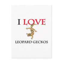 I Love Leopard Geckos postcards by tshirtshirts I Love Leopard Geckos postcards