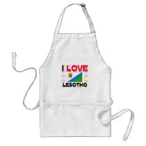 I Love Lesotho aprons by tshirtshirts I Love Lesotho aprons