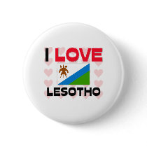 I Love Lesotho buttons
