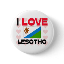 I Love Lesotho buttons