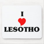 I Love Lesotho Mouse Mat