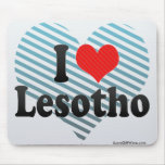 I Love Lesotho Mouse Pads