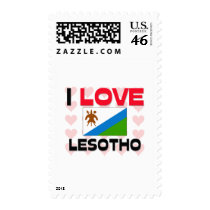 I Love Lesotho postage
