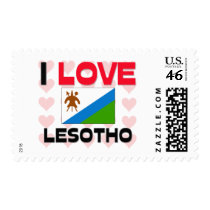 I Love Lesotho postage