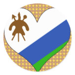 I Love Lesotho Stickers