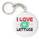 I Love Lettuce Keychains