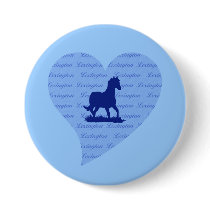 I Love Lexington Horses Button