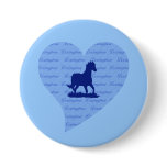 I Love Lexington Horses Button