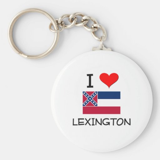 I Love Lexington Mississippi Keychain