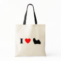 I Love Lhasa Apsos Bag by MenagerieMayhem I Love Lhasa Apsos Bag