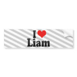 I Love Liam Bumper Stickers