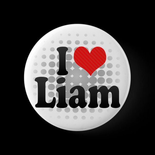 I Love Liam Button