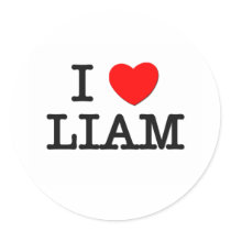 I Love Liam stickers