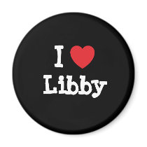 I love Libby heart T-Shirt magnets by funnycustomtshirts I love Libby heart T-Shirt magnets