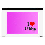 I love Libby Laptop Skin