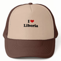 I LOVE LIBERIA MESH HAT