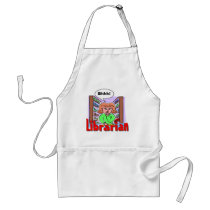 I Love Librarians aprons