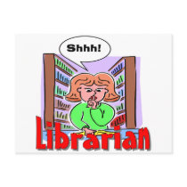 I Love Librarians postcards