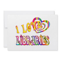 I Love Libraries Invite