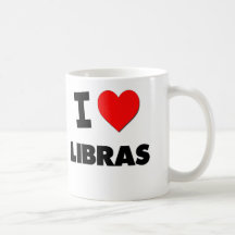 I Love Libras Mugs