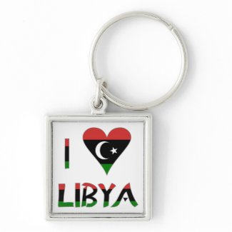 I Love Libya keychain