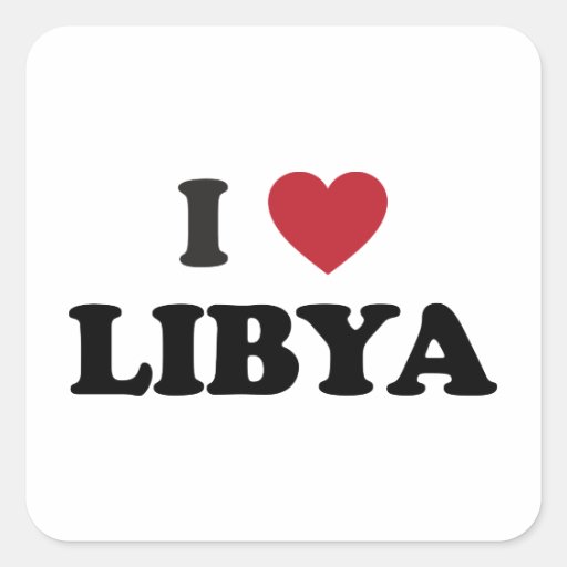 I Love Libya Sticker