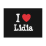 I love Lidia heart T-Shirt Post Card