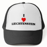 I Love Liechtenstein Mesh Hat