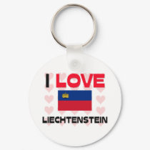I Love Liechtenstein keychains