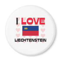 I Love Liechtenstein magnets