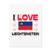 I Love Liechtenstein postcards