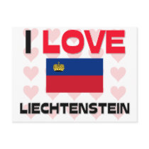 I Love Liechtenstein postcards