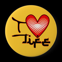 i Love Life Button by webgrrl i Love Life Button