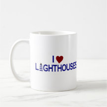 I Love Lighthouses Mugs