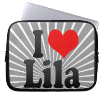 I love Lila Computer Sleeve