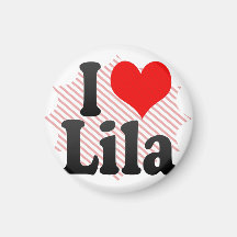 I love Lila Fridge Magnet