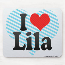 I Love Lila Mouse Pad