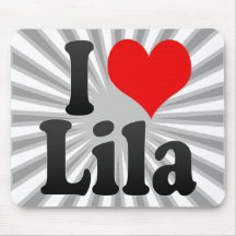 I love Lila Mouse Pads